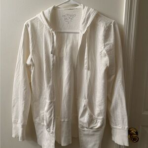 Victoria’s Secret extra small lightweight white hoodie. Perfect for spring.